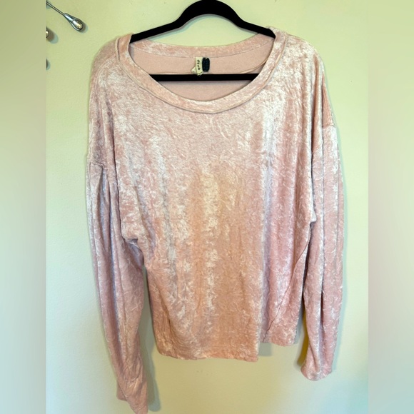 SOFT BLUSH WE THE FREE MILAN LAYERING PULLOVER SWEATER SIZE LARGE - Picture 6 of 6
